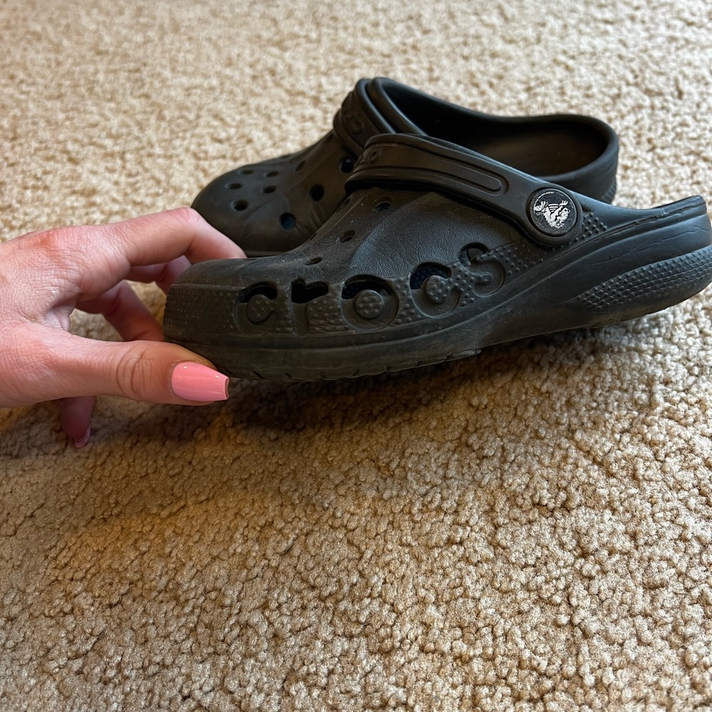 Crocs Kids Black Clogs